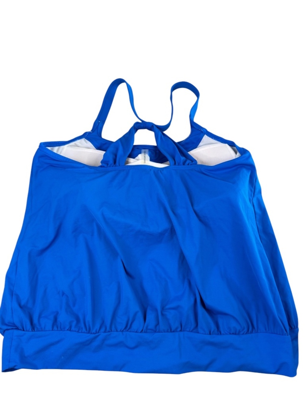 Lands' End Blouson Swim Top Size 16W - Picture 3 of 7